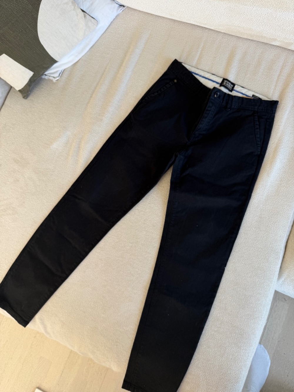 Scotch & Soda Stuart black Slim Chino Pants W29 L32